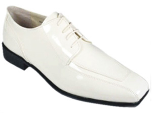 White Cosmopolitan Tuxedo Shoes