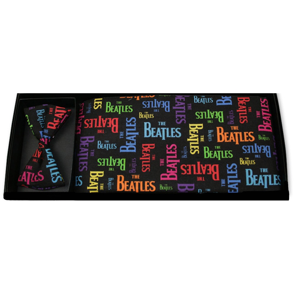Beatles Colored Logo Bow Tie and Cummerbund Set