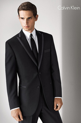 Calvin Klein Arden Two Button Peak Tuxedo
