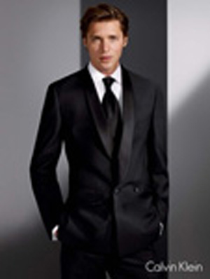Calvin Klein Allure Double Breasted Shawl Tuxedo