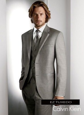 Calvin Klein Legend Grey Two Button Notch