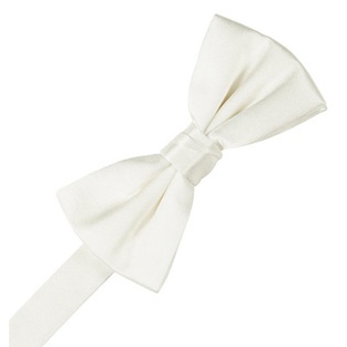 Ivory Noble Silk Pre-Tied Bow Tie