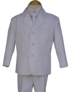 Leo White First Communion Suit