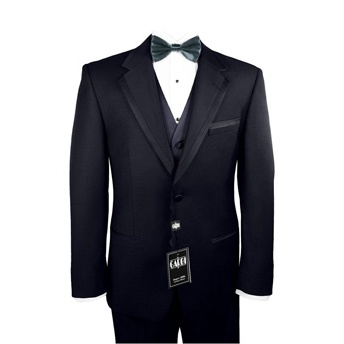 Midnite Blue Edge Two Button Notch