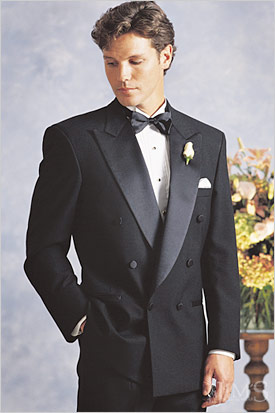 Double Breasted Peak Lapel Tuxedo Rental Double Breasted Peak Lapel Tuxedo Rental