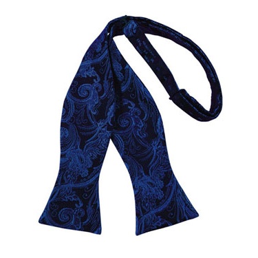 Royal Tapestry Paisley Self Bow Tie