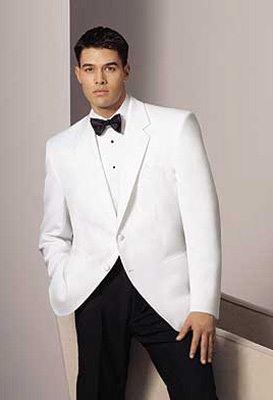 Two Button White Dinner Jacket