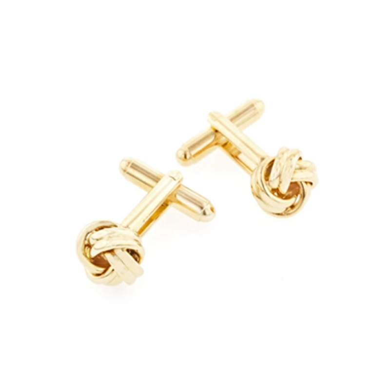 Gold Tone Knot Cufflinks