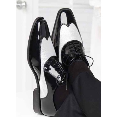 Manhattan Black And White Tuxedo Shoes