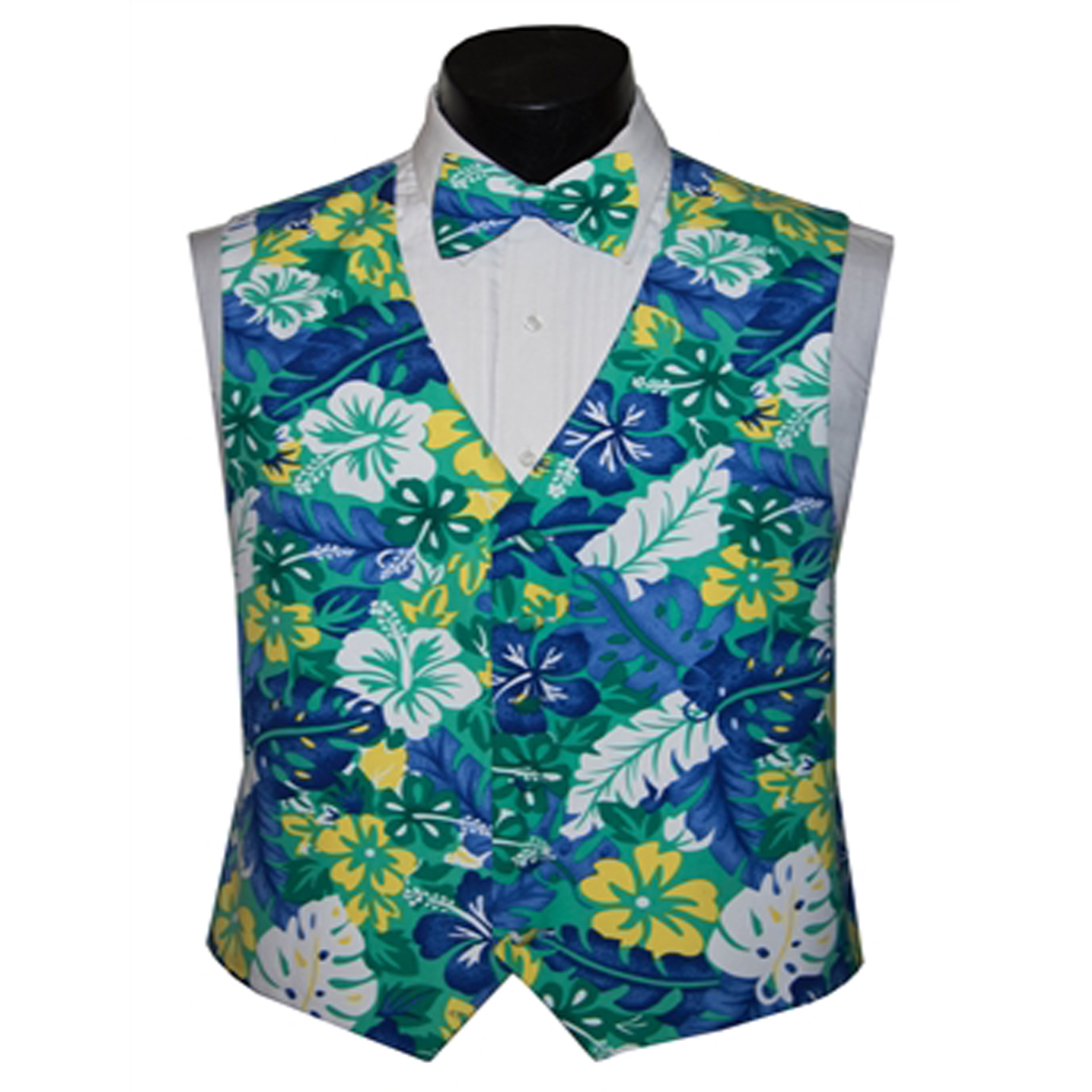 Blue Green and Yellow Island Fun Vest