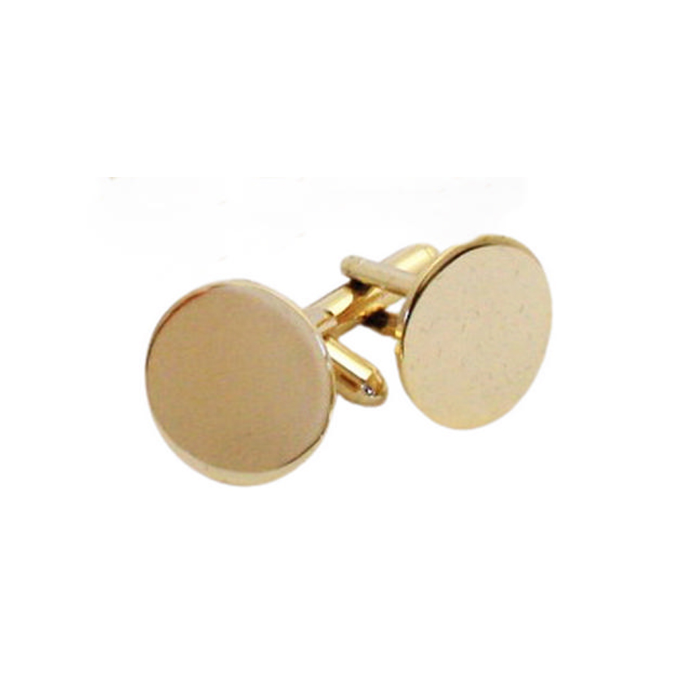 Polished Military Grade Brass Cufflinks