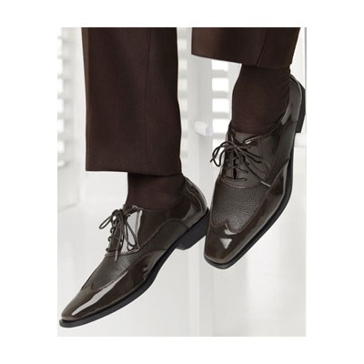 Manhattan Brown Tuxedo Shoes