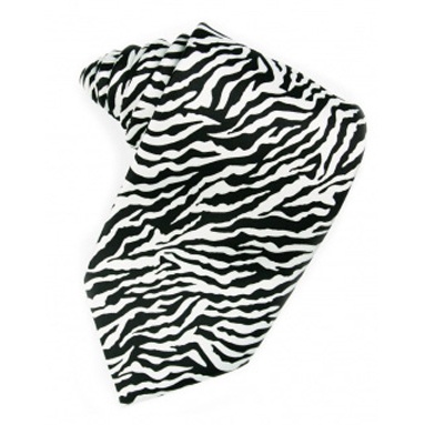 Zebra Animal Print Novelty Necktie