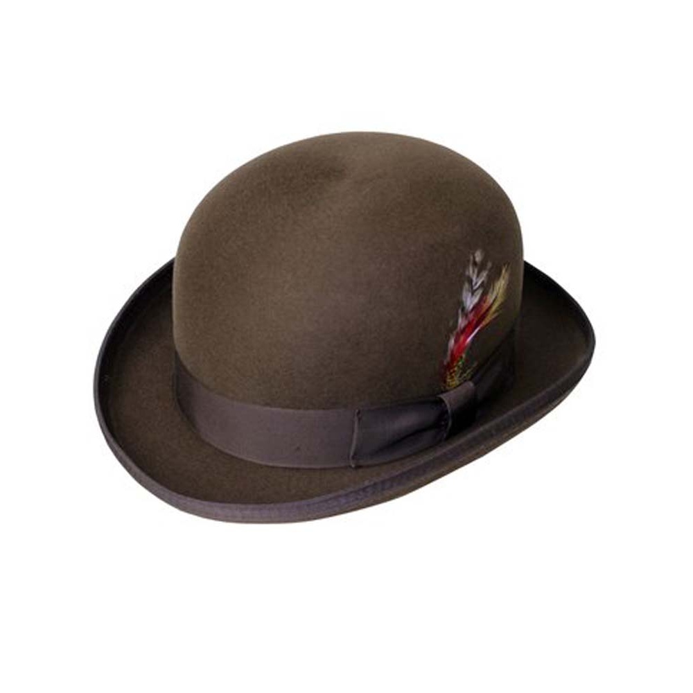 Deluxe Morfelt Derby Hat in Chestnut