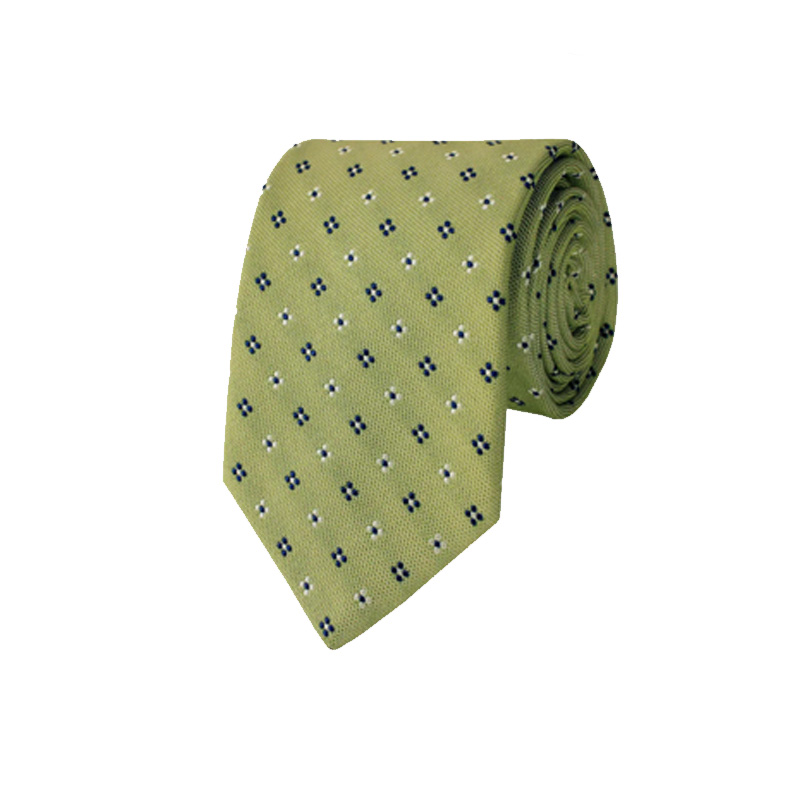 Gitman Mint Woven Neat Silk and Cotton Neck Tie