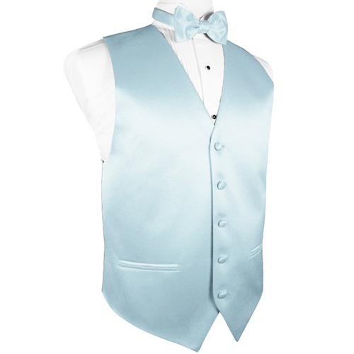 Light Blue Satin Tuxedo Vest [BMBLUV] - $99.00 : EZ Tuxedo, It's so EZ ...