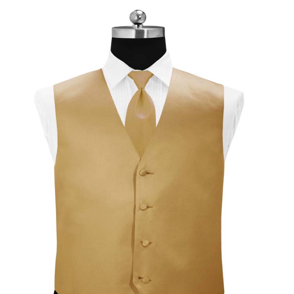 Midas Gold Simply Solid Tuxedo Vest