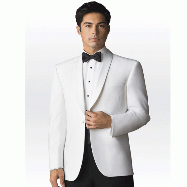 Big and Tall White Dinner Jacket