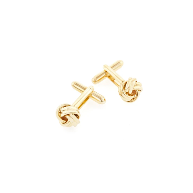 Gold Tone Knot Cufflinks