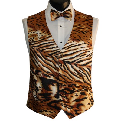 Tiger Animal Print Novelty Vest