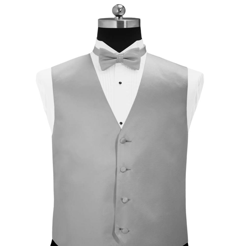 Platinum Simply Solid Tuxedo Vest