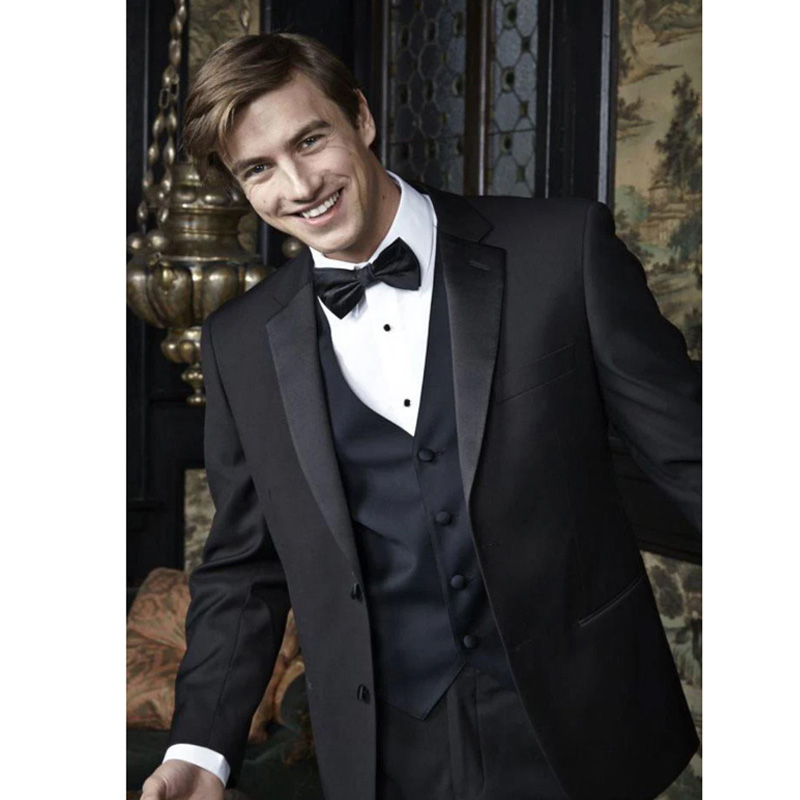 Big and Tall Two Button Tuxedo with Notch Lapel