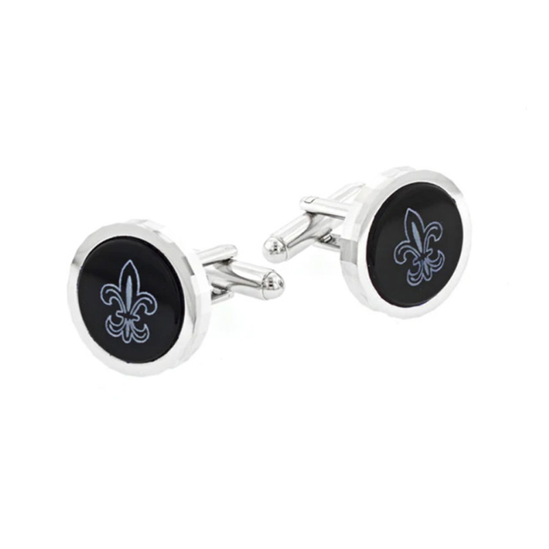 Sterling Silver Fleur de Lis Cufflinks