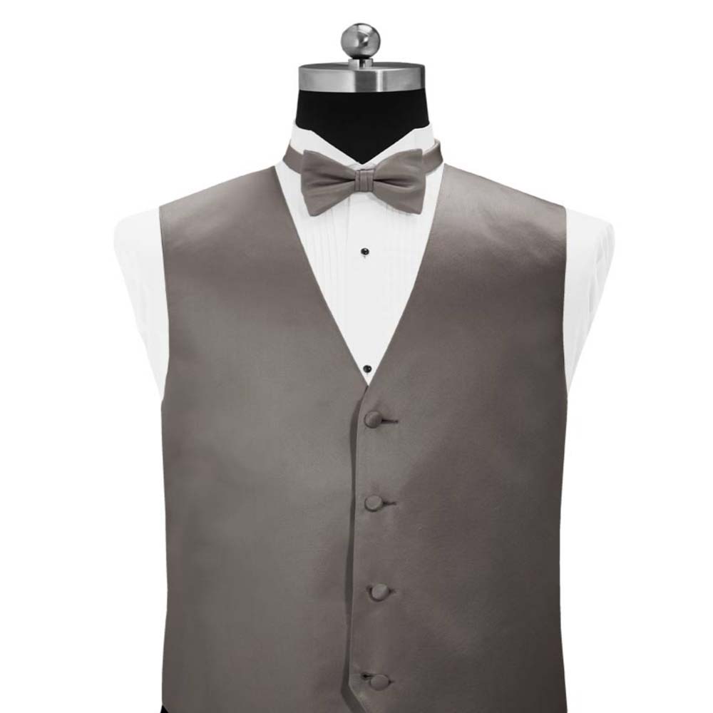 Stone Simply Solid Tuxedo Vest