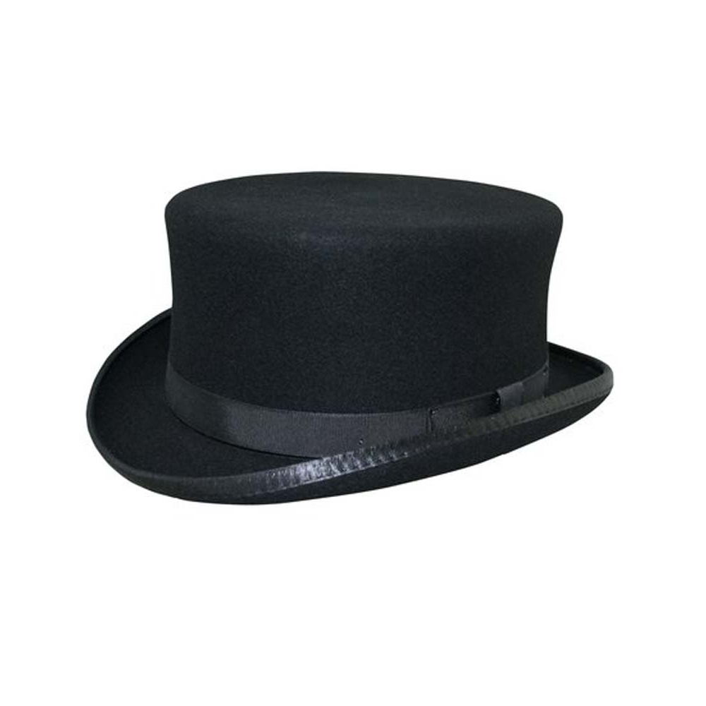 Stubby Carriage Top Hat in Black